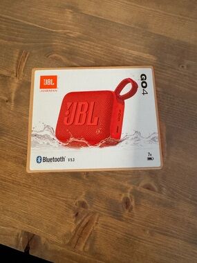 JBL GO4 Compact Bluetooth Speaker - Red